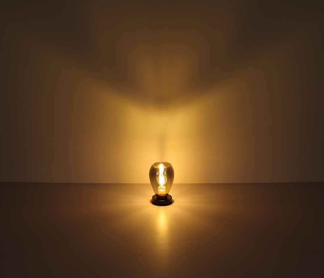 Lampadaire classique noir en métal Globo Fanni – Image 5