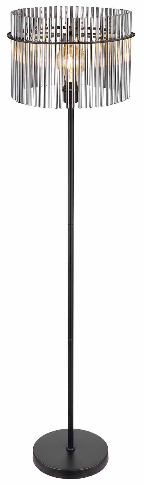 Lampadaire classique noir rond Globo Gorley – Image 2