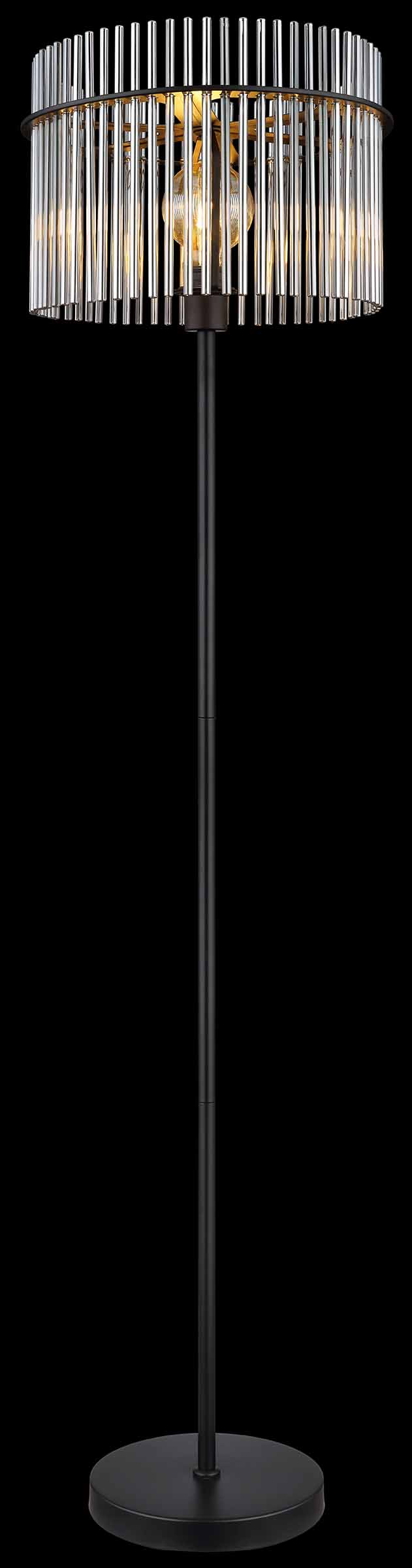 Lampadaire classique noir rond Globo Gorley – Image 4