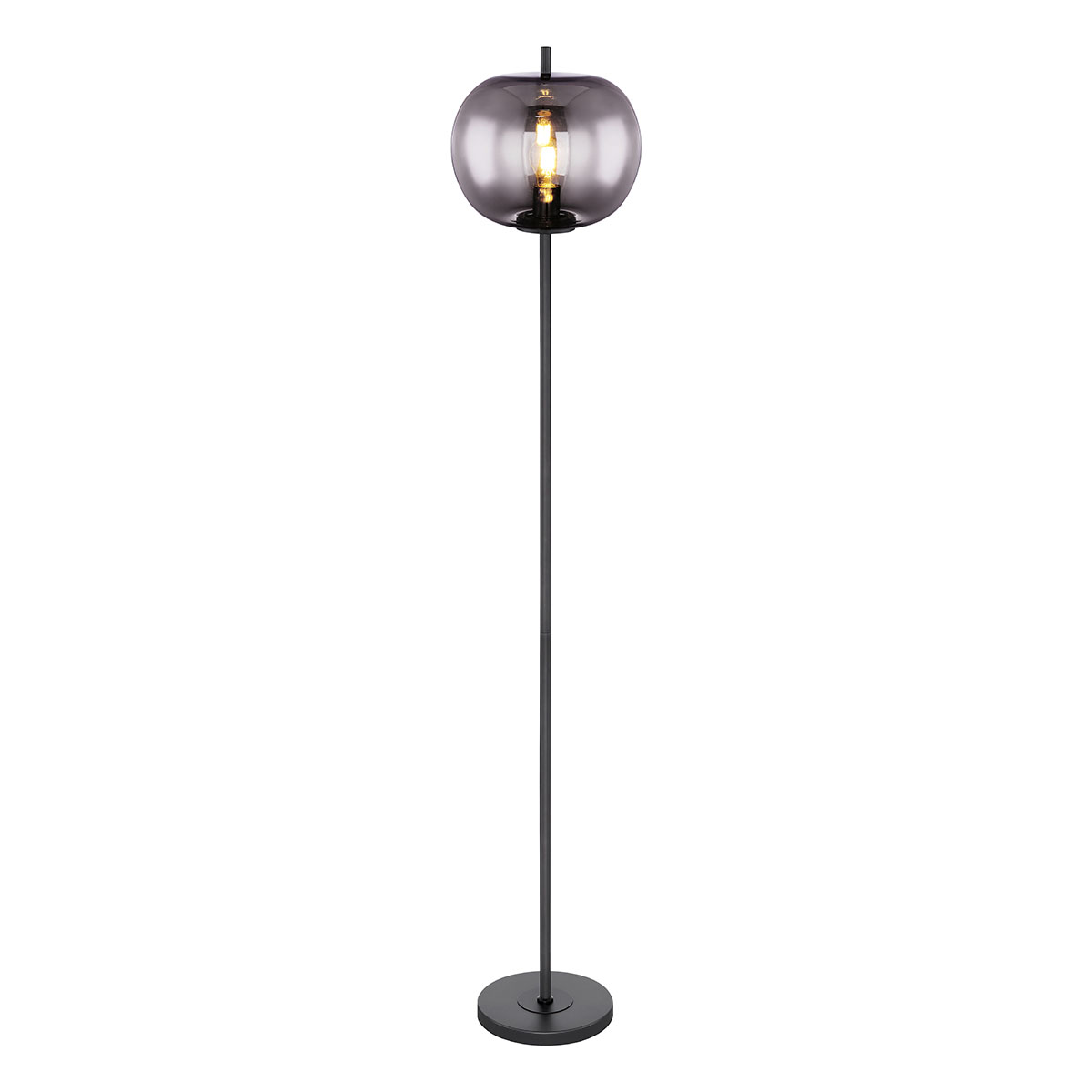lampadaire-moderne-en-métal-noir-globo-blacky-15345s