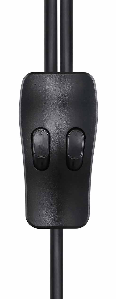 Lampadaire rural noir rond Globo Rielly – Image 4