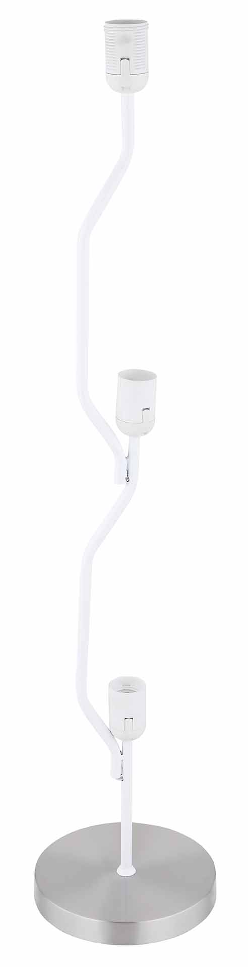 Lampadaire tubulaire classique en nickel Globo Ava – Image 2