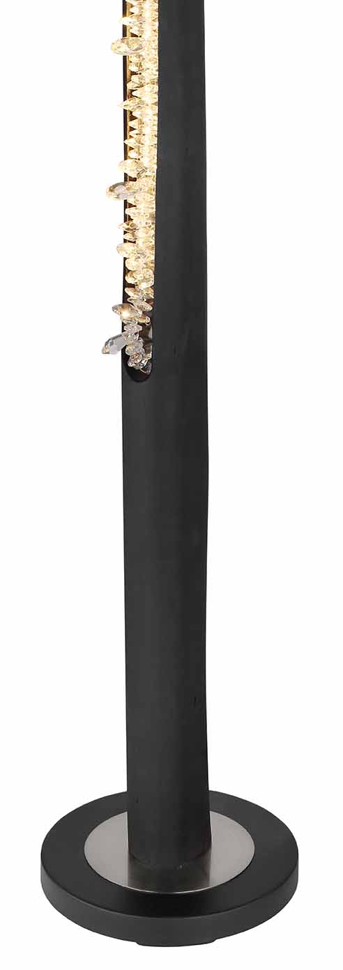 Lampadaire tubulaire moderne en métal noir Globo Felicitas – Image 2