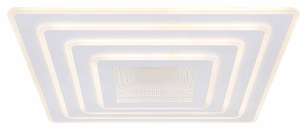Lampe de plafond blanche carrée Globo Jocelyn – Image 2