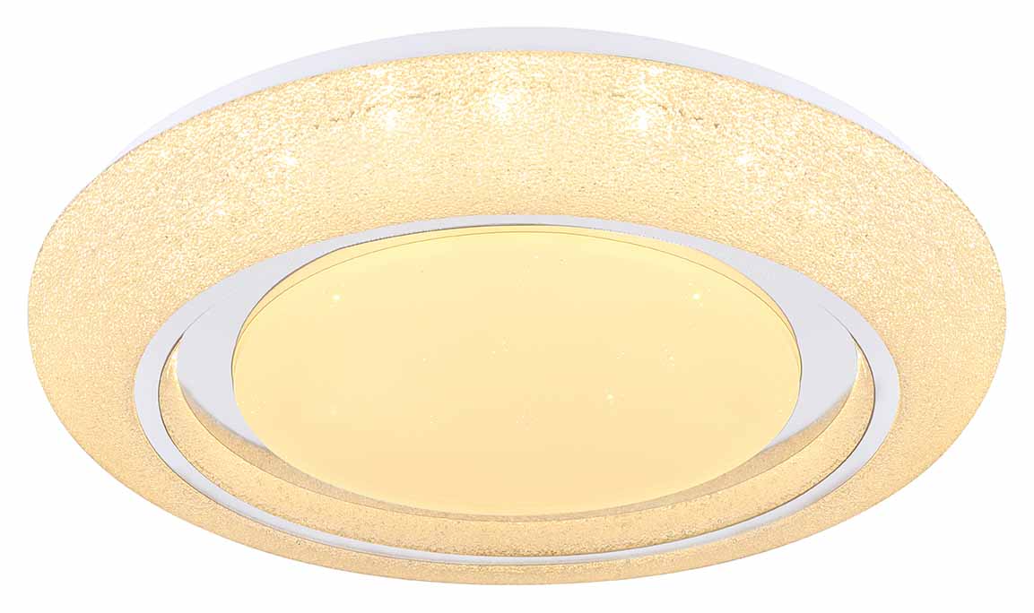 Lampe de plafond classique blanche en métal Globo Rada – Image 4