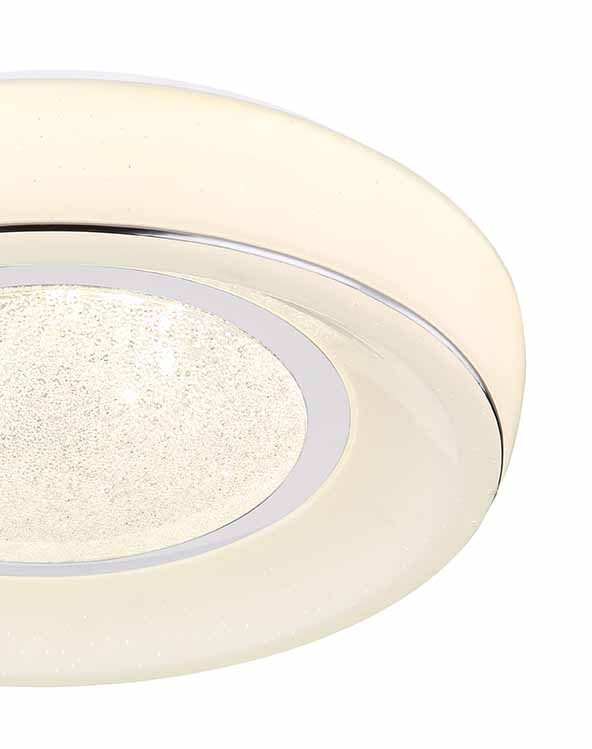 Lampe de plafond classique en métal blanc Globo Mickey – Image 3