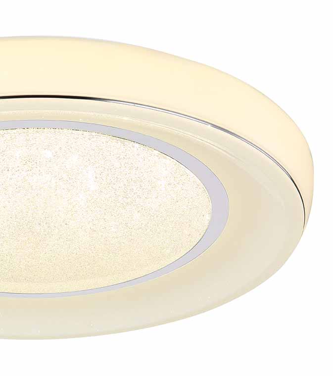 Lampe de plafond classique en métal blanc Globo Mickey – Image 3