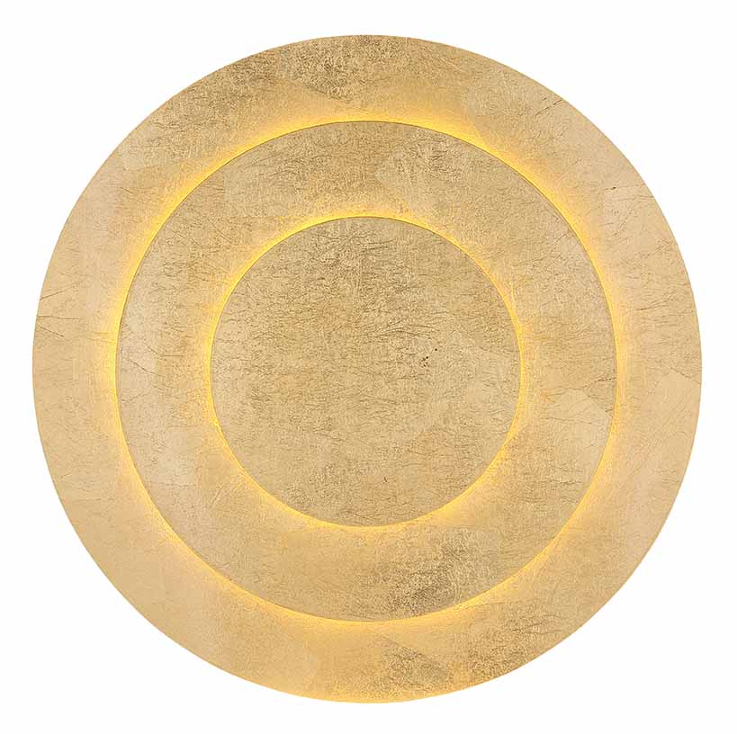 Lampe de plafond classique en métal doré Globo Heda – Image 2