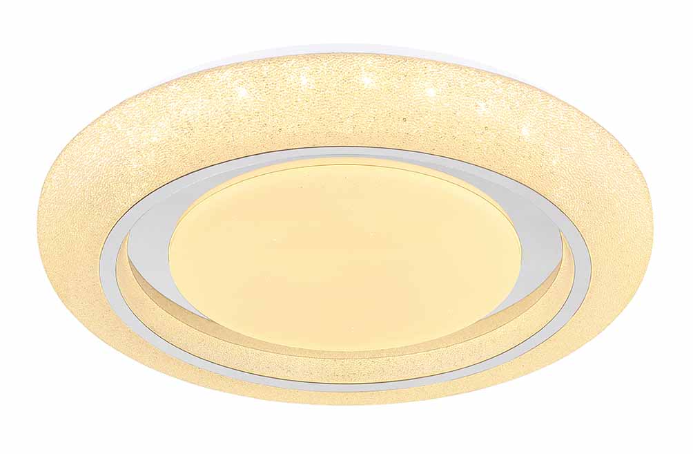 Lampe de plafond classique ronde blanche Globo Rada – Image 4