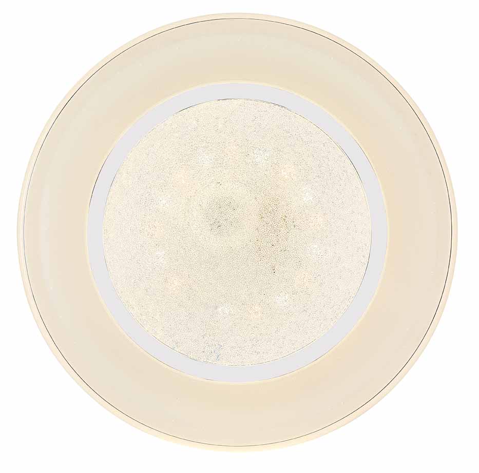 Lampe de plafond classique ronde en métal blanc Globo Mickey – Image 2