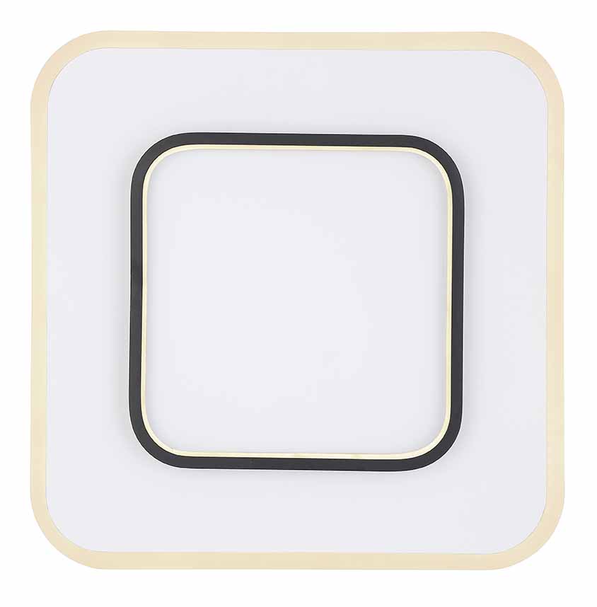 Lampe de plafond moderne carrée blanche Globo Lima – Image 3