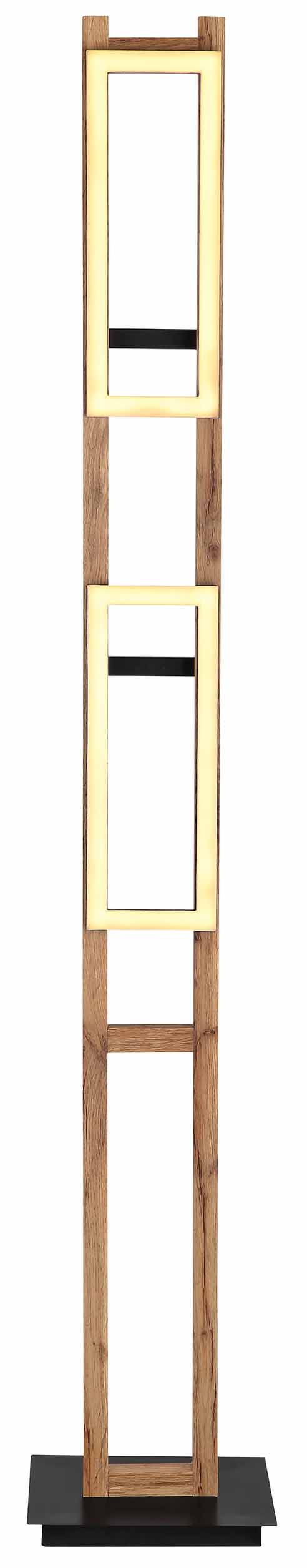 Lampe de sol moderne en métal noir Globo Illa – Image 2