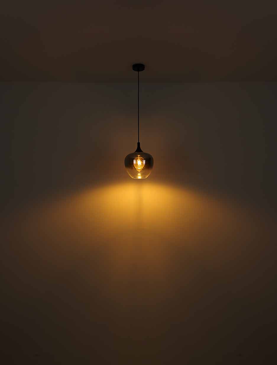 Lampe de sol moderne noire en métal Globo Maxy – Image 4