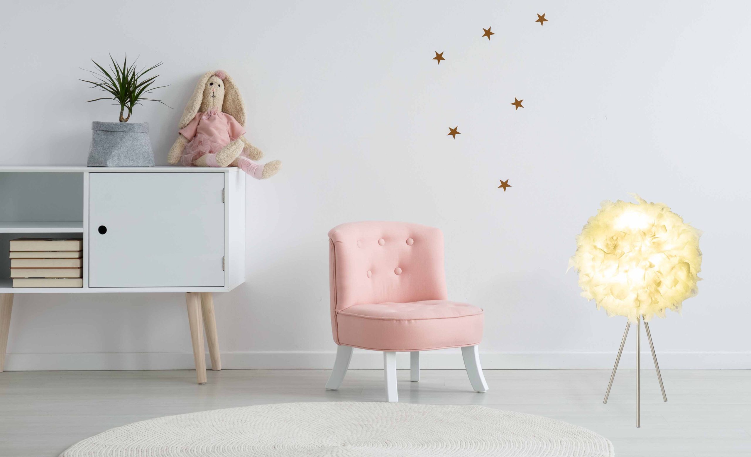 Lampe de table Japandi en métal nickel Globo Katunga – Image 2