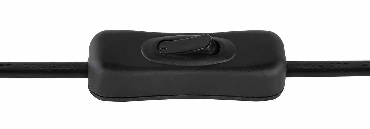 ampe de table moderne en métal noir Globo Blacky – Image 3