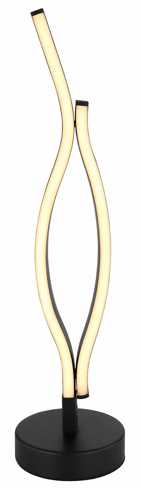 Lampe de table moderne en métal noir Globo Geronimo – Image 2