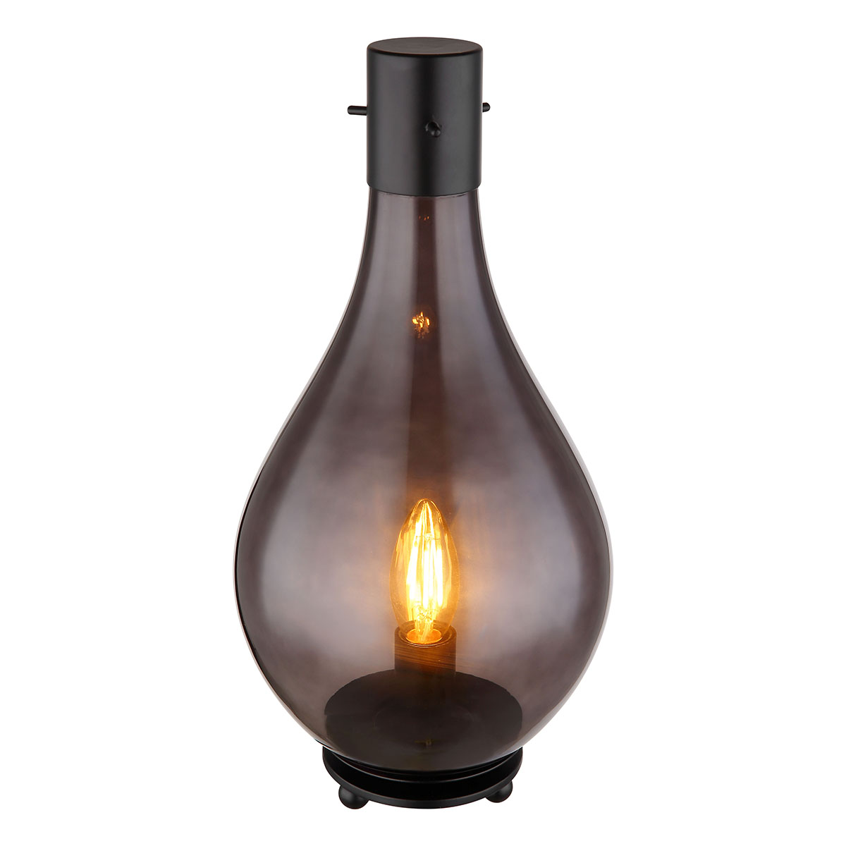 lampe-de-table-moderne-en-verre-et-métal-noir-globo-oskus-15574t