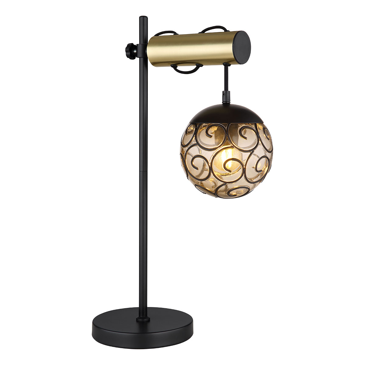 lampe-de-table-orientale-noire-sphérique-globo-fitz-15659t