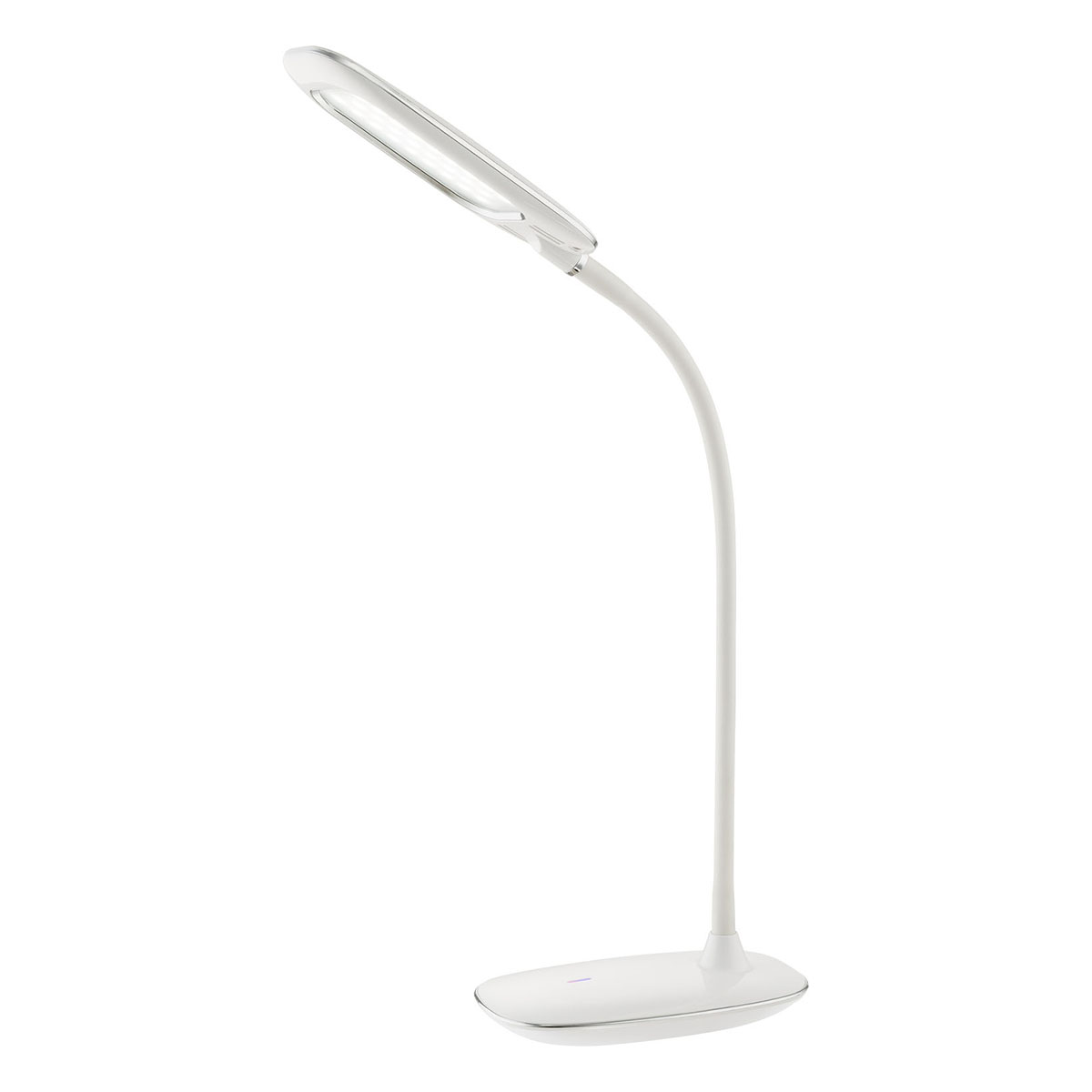 lampe-de-table-ovale-blanc/chrome-plastique-globo-minea-i-58262