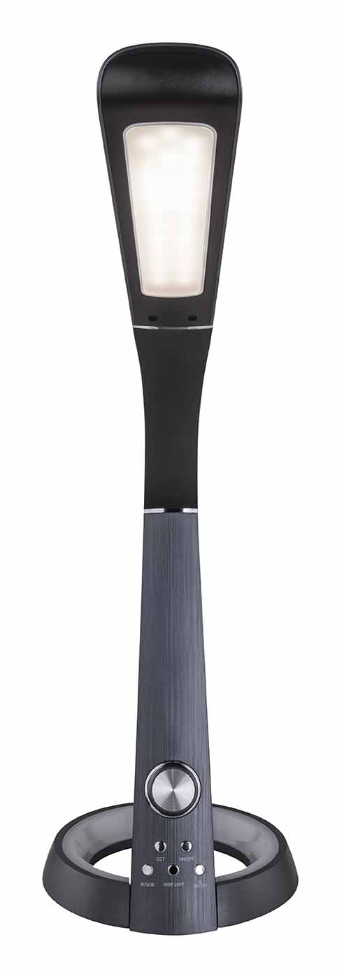 Lampe de table pliable noire adaptable Globo Mitti – Image 2