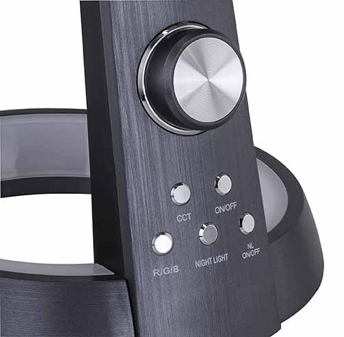 Lampe de table pliable noire adaptable Globo Mitti – Image 3