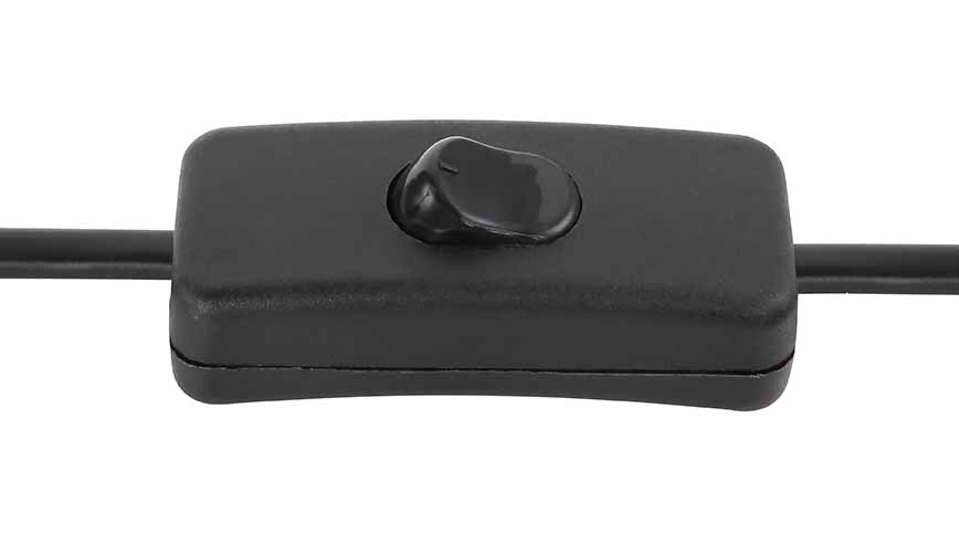 Lampe de table rurale noire ronde Globo Soeni – Image 4