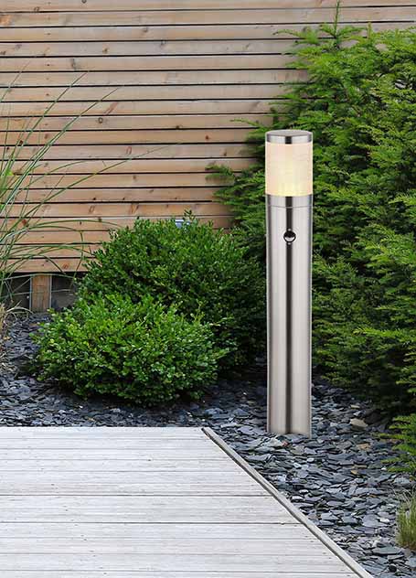 Lampe extérieure argent métal moderne Globo Xeloo – Image 3