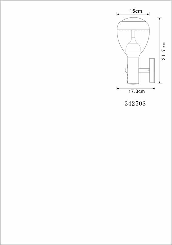 Lampe extérieure classique en acier métal Globo Callisto – Image 2