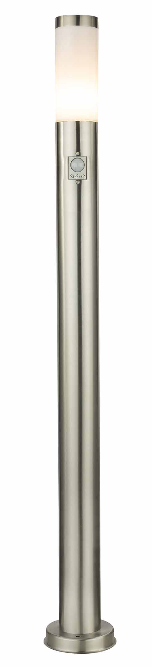 Lampe extérieure moderne en métal argenté Globo Boston – Image 2