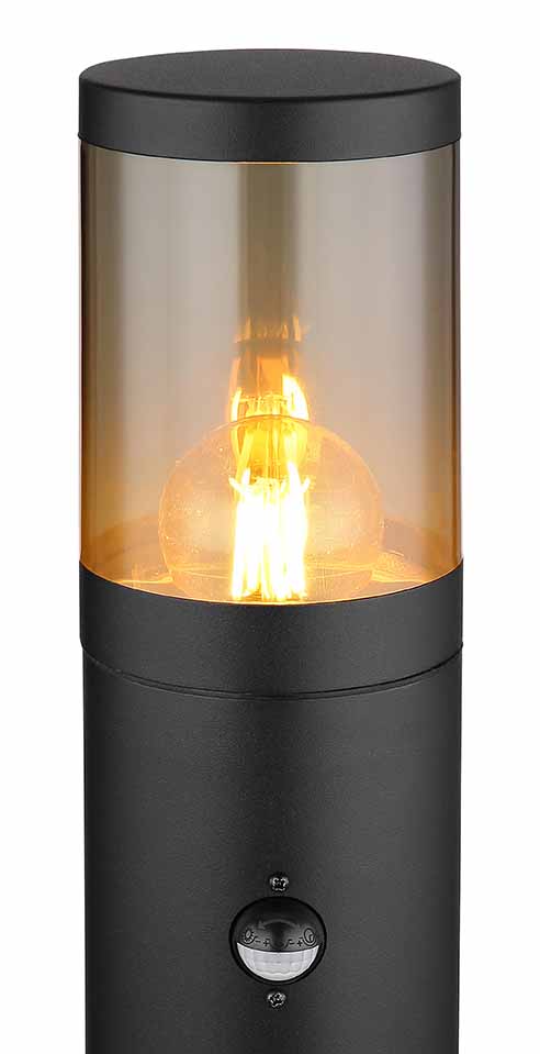 Lampe extérieure moderne noire pilier Globo Xeloo – Image 2
