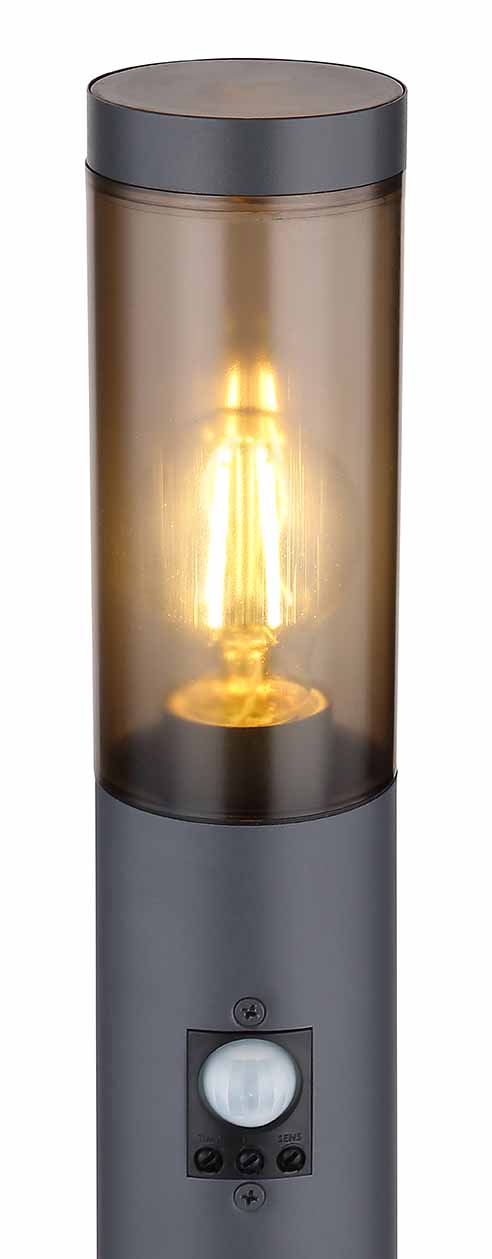Lampe extérieure moderne tube anthracite Globo Boston – Image 2