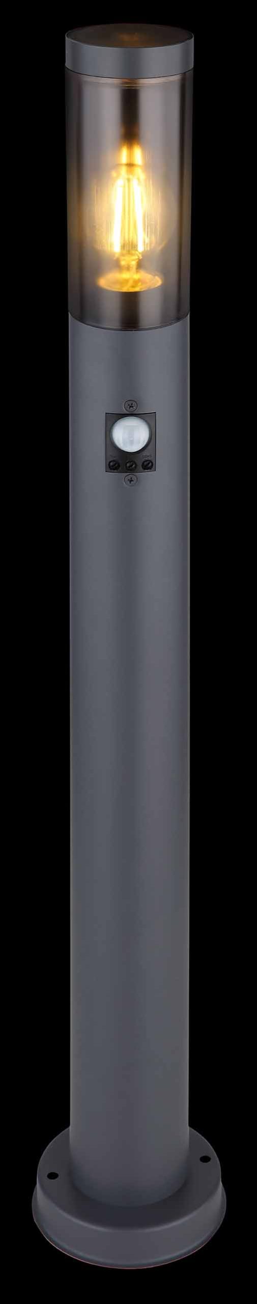 Lampe extérieure moderne tube anthracite Globo Boston – Image 3