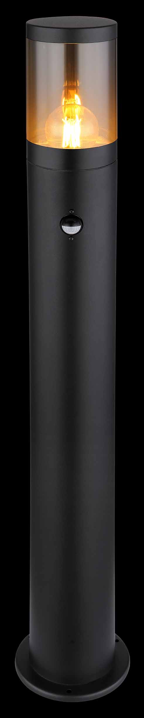 Lampe extérieure noire tubulaire métal Globo Xeloo – Image 3