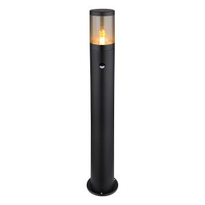 lampe-extérieure-noire-tubulaire-métal-globo-xeloo-32016bss