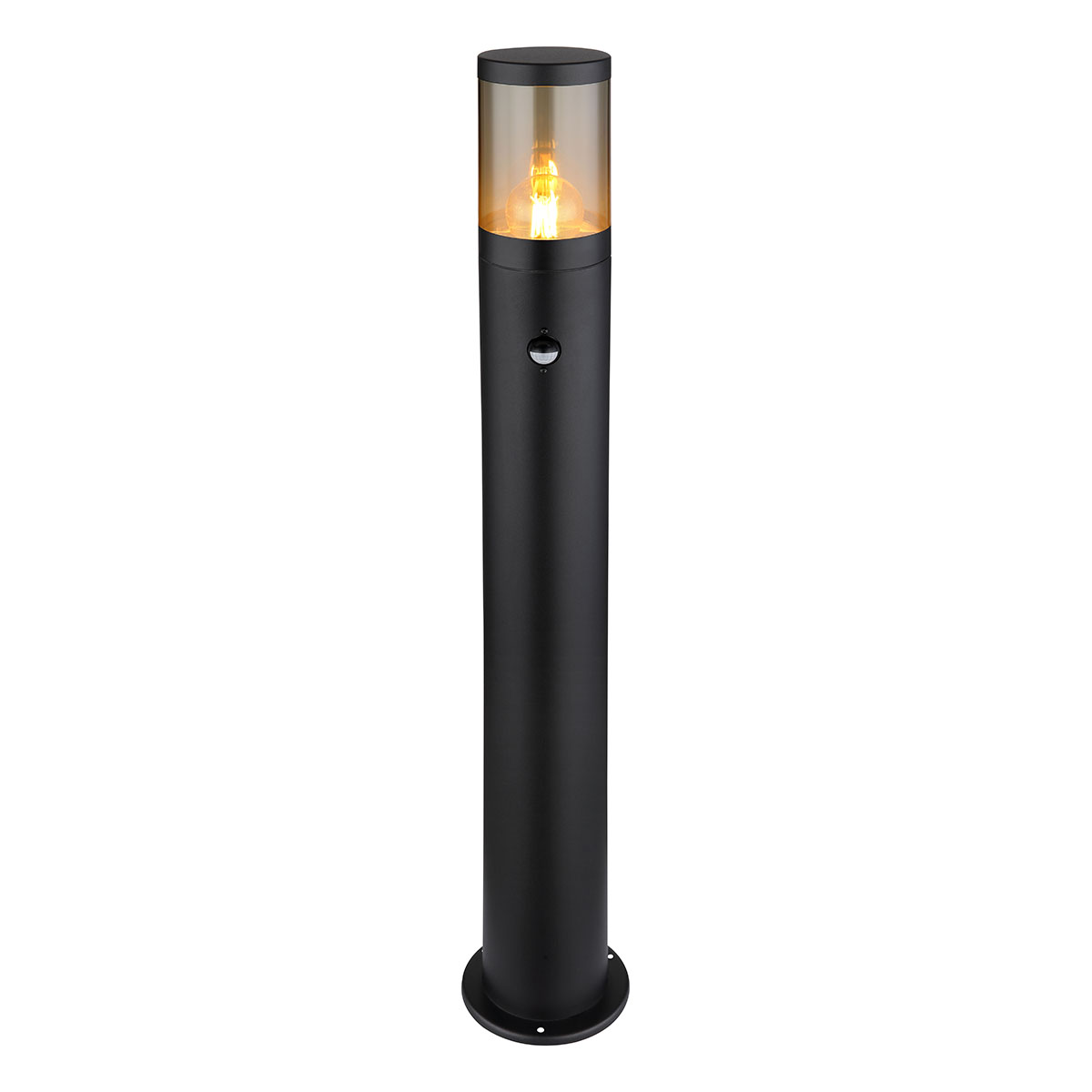 lampe-extérieure-noire-tubulaire-métal-globo-xeloo-32016bss