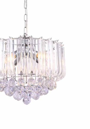 Alternative view of Suspension classique en métal chromé Globo Minnesota