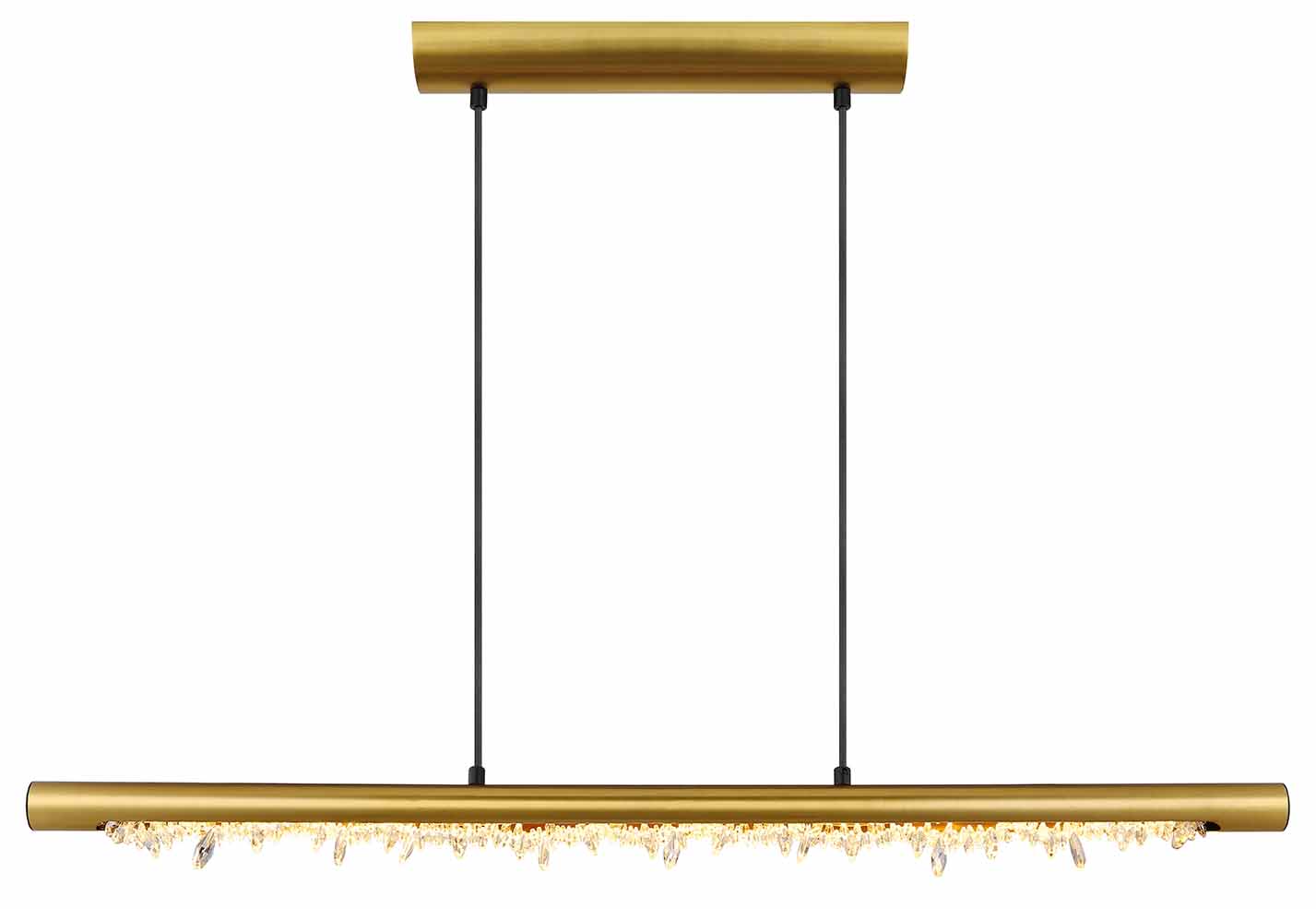 Lampe suspendue classique en laiton métal Globo Felicitas – Image 2