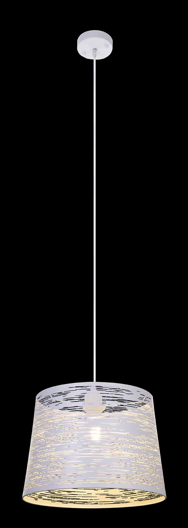 Suspension classique en métal blanc Globo Becca – Image 3