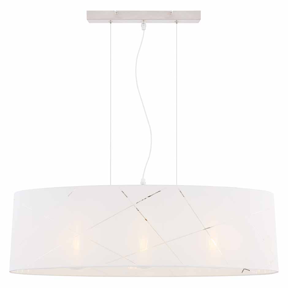 Lampe suspendue classique en nickel métal Globo Nemmo – Image 2