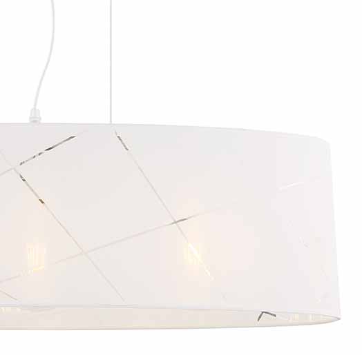 Lampe suspendue classique en nickel métal Globo Nemmo – Image 3