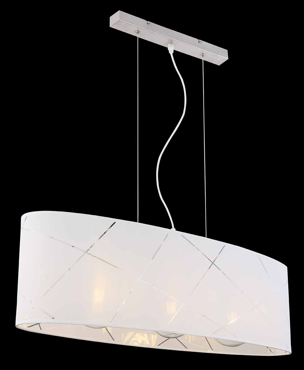 Lampe suspendue classique en nickel métal Globo Nemmo – Image 4