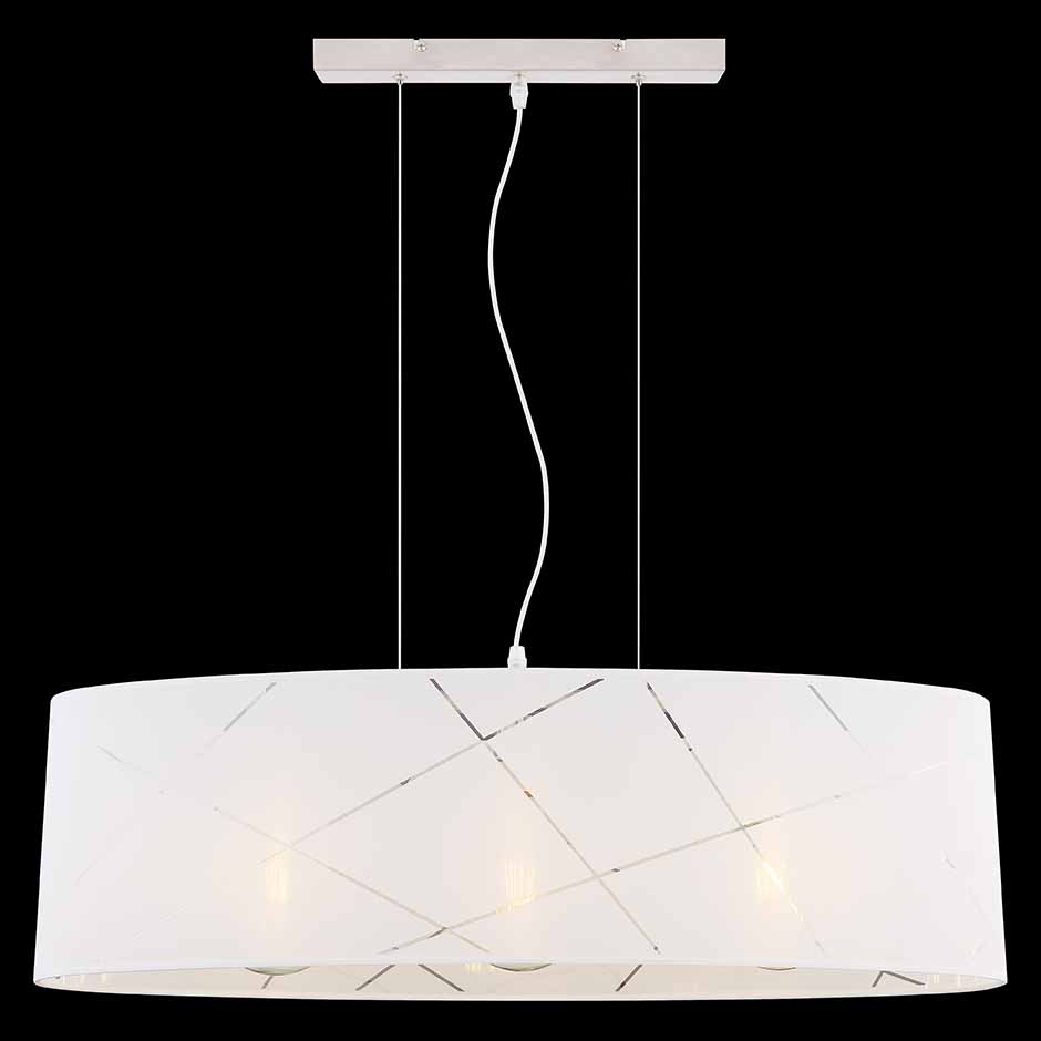 Lampe suspendue classique en nickel métal Globo Nemmo – Image 5