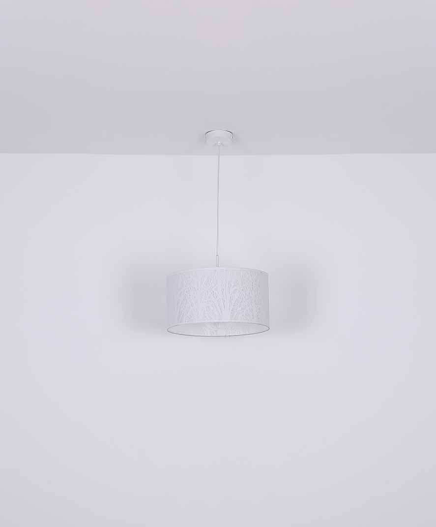 Lampe suspendue classique ronde blanche Globo Pinni – Image 5