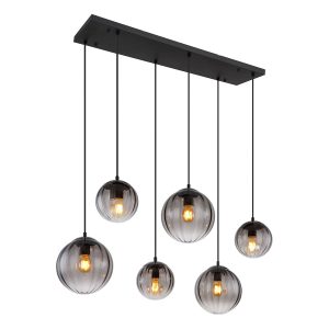 lampe-suspendue-moderne-à-boules-noires-globo-dallerta-15216-6