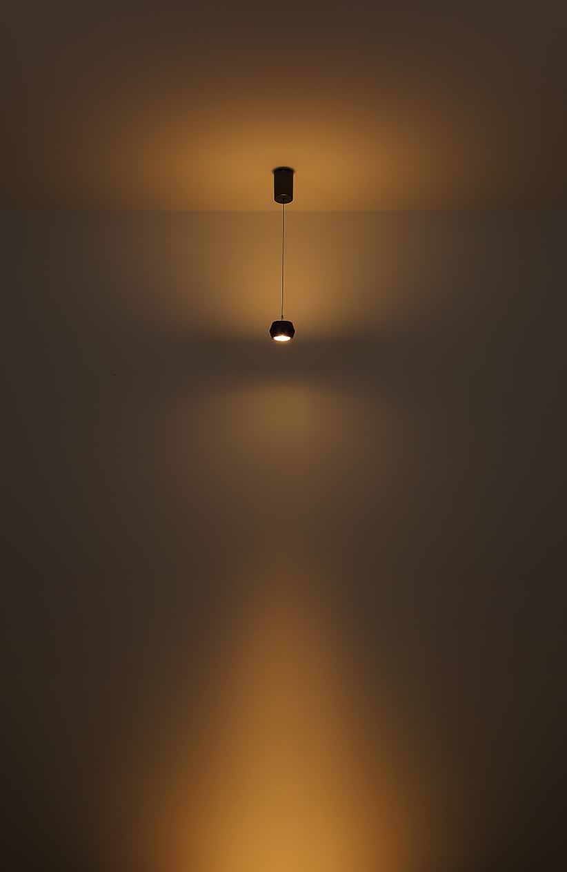 Suspension design en métal gris Globo Marthy – Image 5