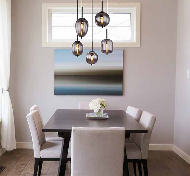 Suspension classique en métal nickel Globo Blacky I – Image 3