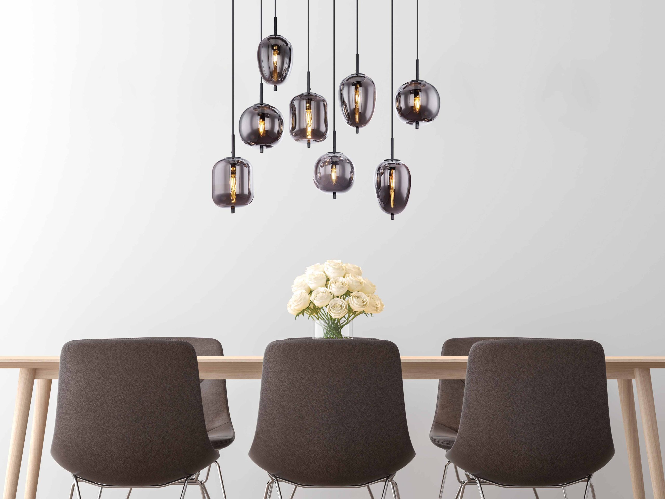 Suspension contemporaine en métal noir Globo Blacky – Image 4