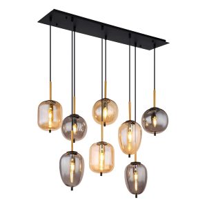 lampe-suspendue-moderne-en-métal-noir-globo-blacky-15345-8a