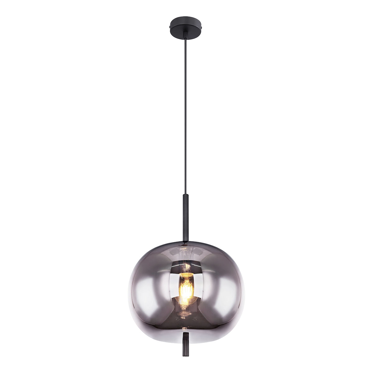 lampe-suspendue-moderne-en-métal-noir-globo-blacky-15345h1