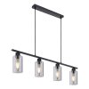 lampe-suspendue-moderne-en-métal-noir-globo-hadera-15465-4h